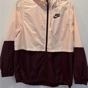 Nike Light Pink Windbreaker Mesh Jacket